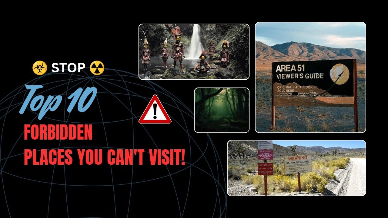 Top 10 Forbidden Places You Can't Visit || welcome to PROBI'S world 🌎||