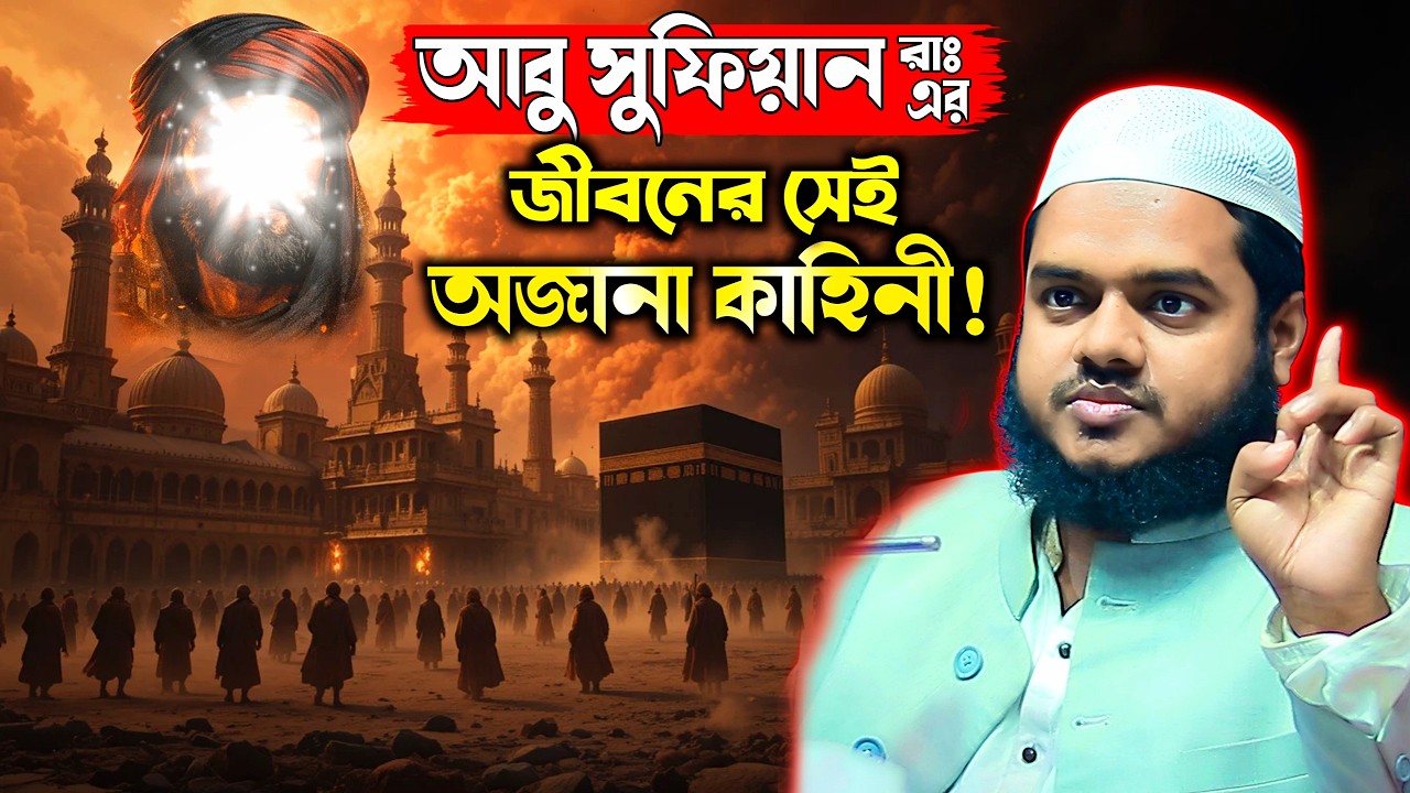 আবু সুফিয়ান রাঃ এর জীবনের অবাক করা কাহিনী Abdullah bin Abdur Razzak New Waz