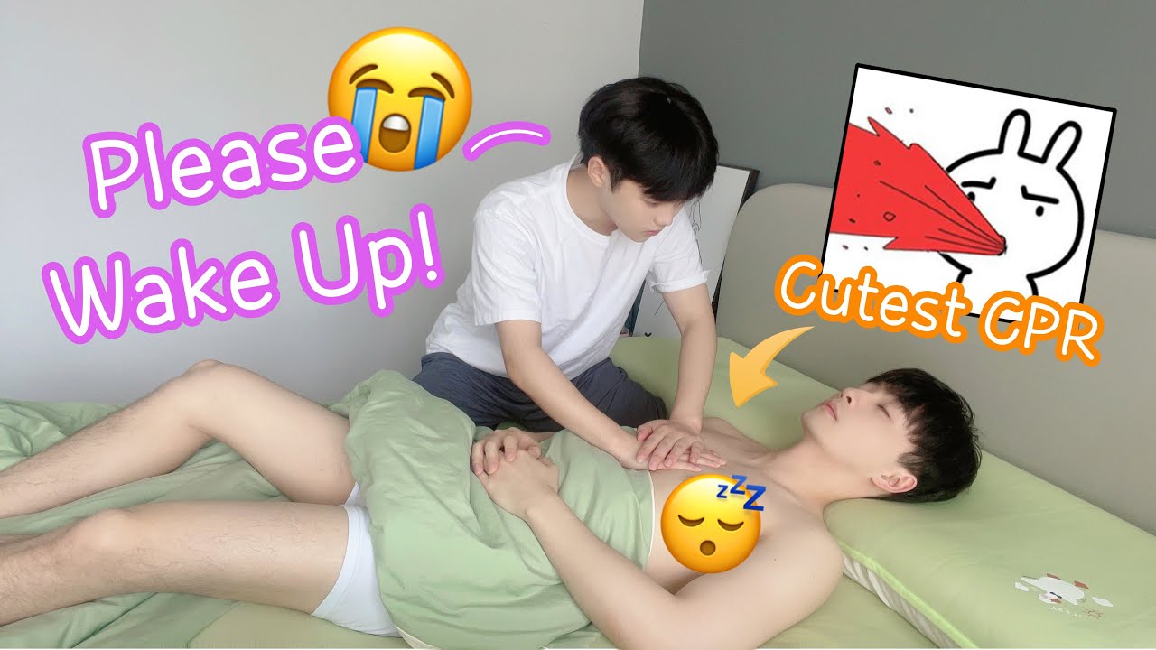 Not Waking Up Prank On Boyfriend 💔 *Cute Reaction* [Gay Couple Lucas&Kibo BL]
