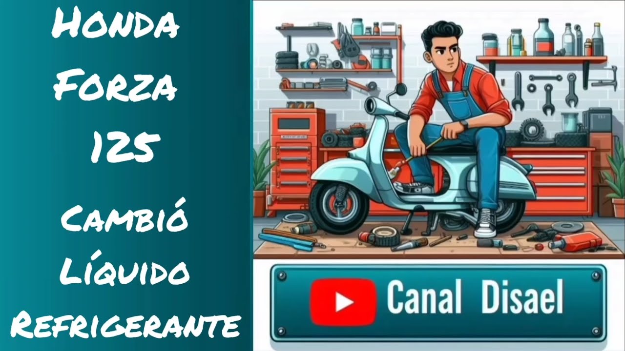 Cambio de líquido refrigerante o anticongelante Honda Forza 125