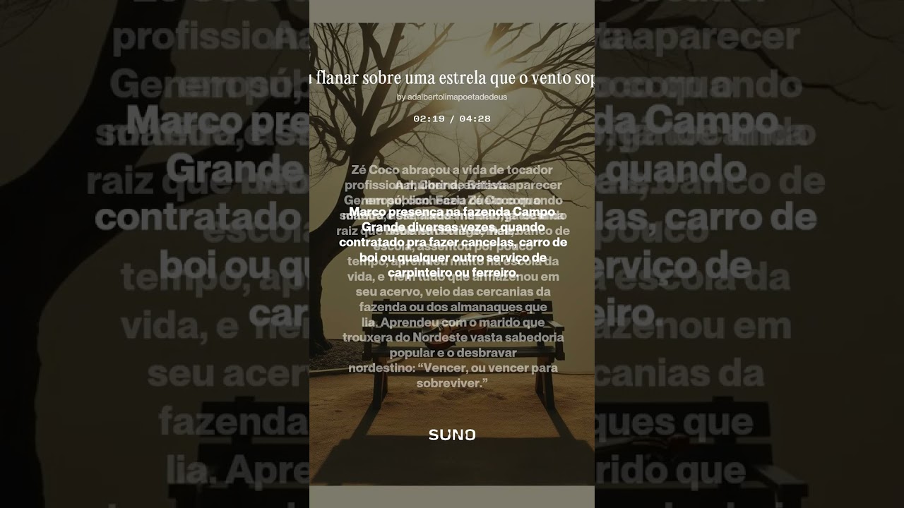 Meu flanar sobre uma estrela que o vento soprou 2