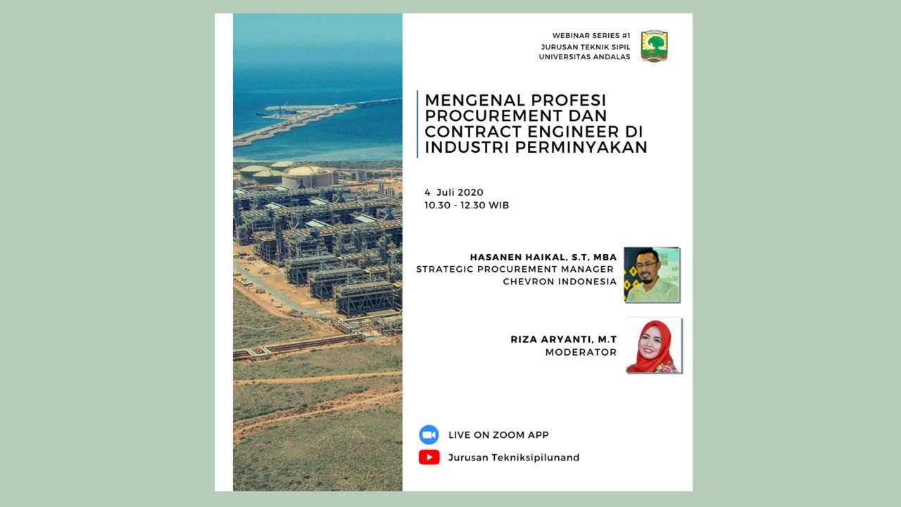 Webinar #1 JTS: Mengenal Profesi Procurement Dan Contract Engineer di Industri Perminyakan