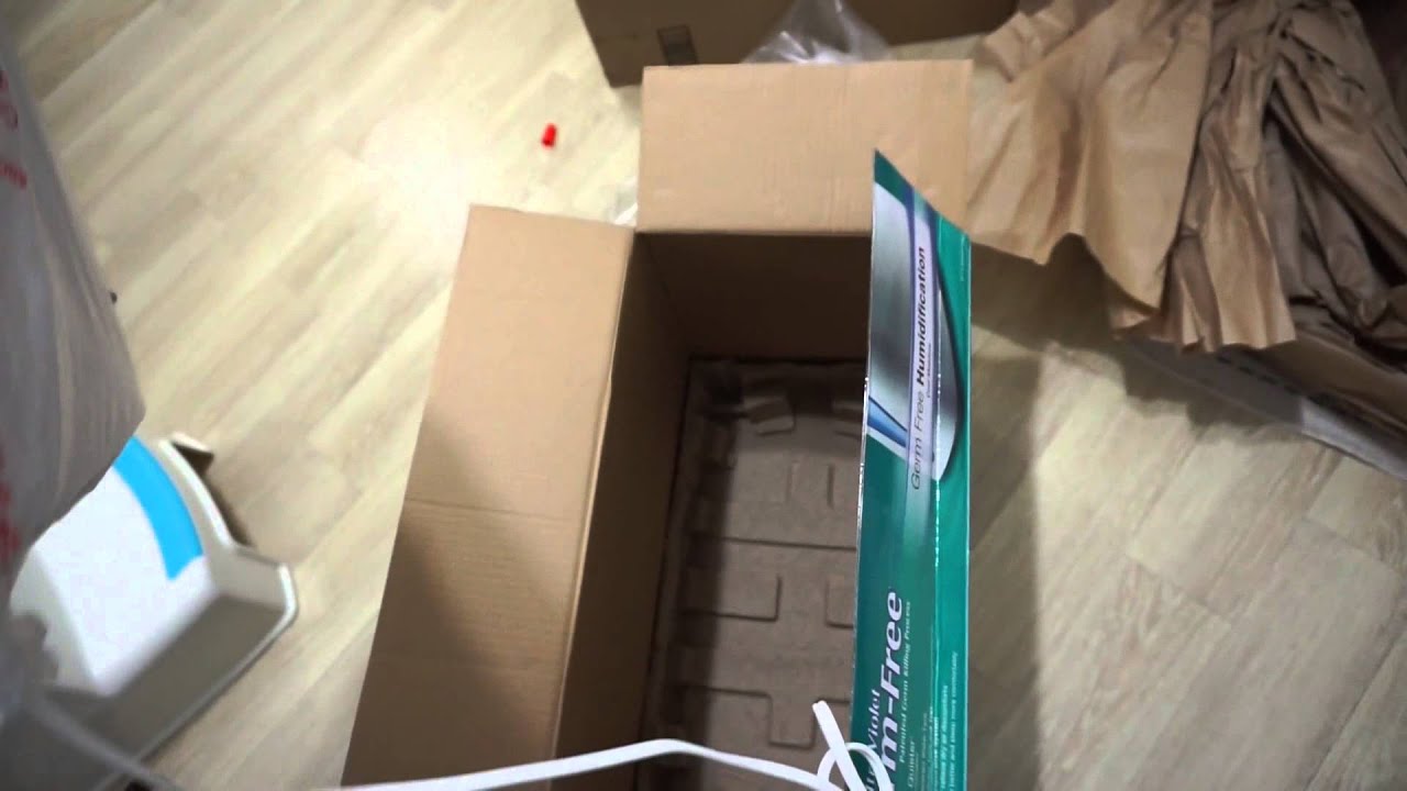 Honeywell Germ Free Cool Mist Humidifier, HCM-350 UNBOXING