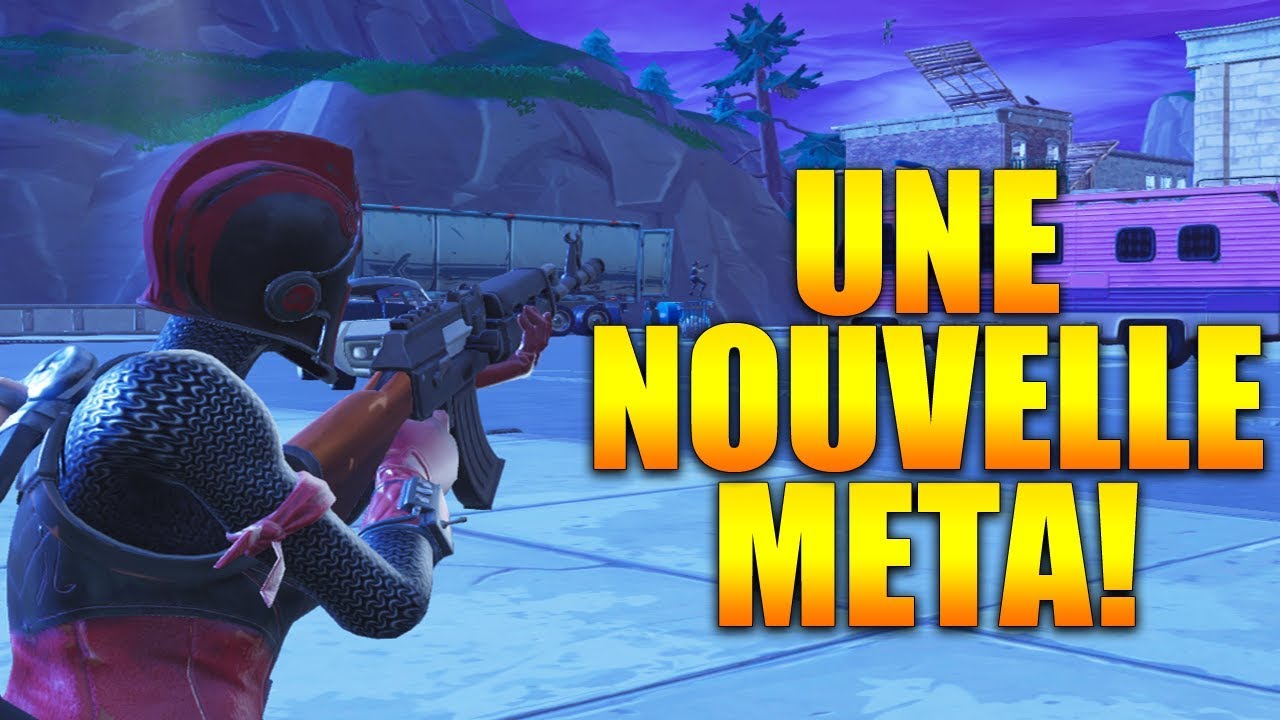 LA NOUVELLE META AVEC LE NOUVEAU FUSIL D'ASSAUT LOURD sur FORTNITE BATTLE ROYALE...