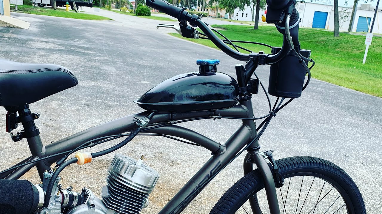 Fast motorized bicycle Zeda80 case reed