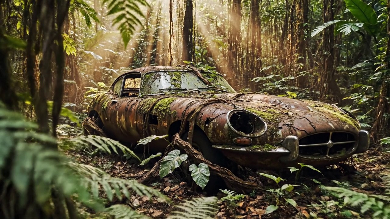 We Found a 1969 Jaguar E-Type Buried in the Jungle… Full Restoration (ASMR)