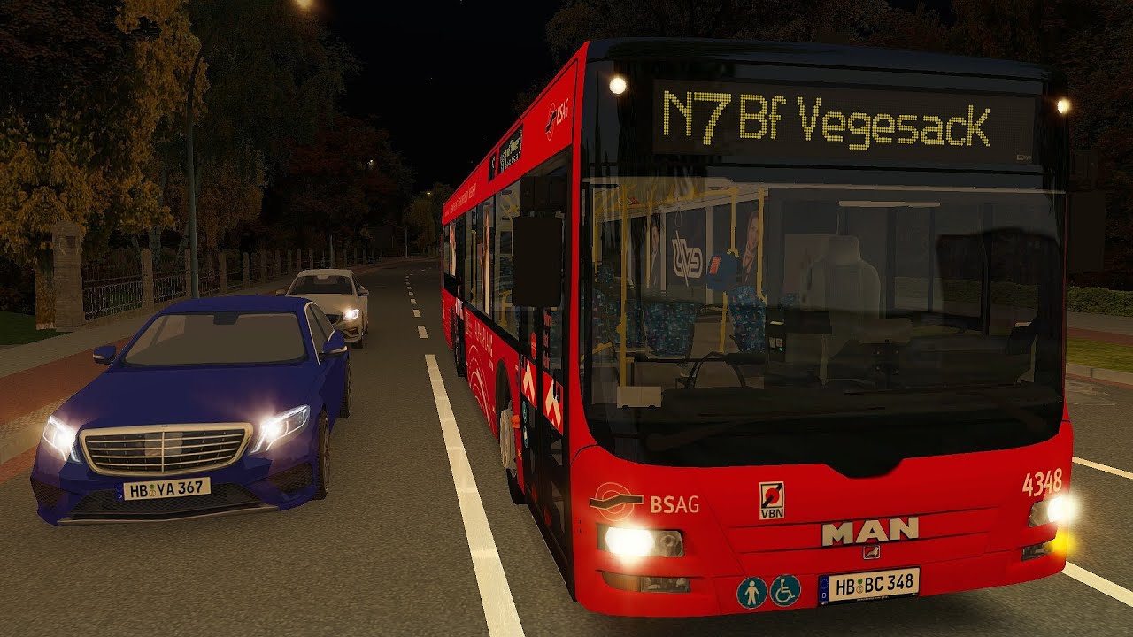 Omsi 2 Addon Bremen-Nord - Route N7 Betriebshof Blumenthal - BF Vegesack (PC)