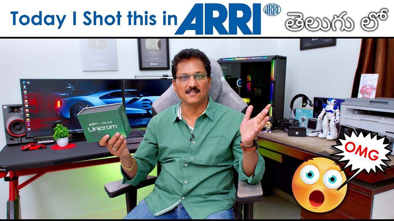 Shot this video in ARRI 😱 Pula UNICROM Unboxing in Telugu...