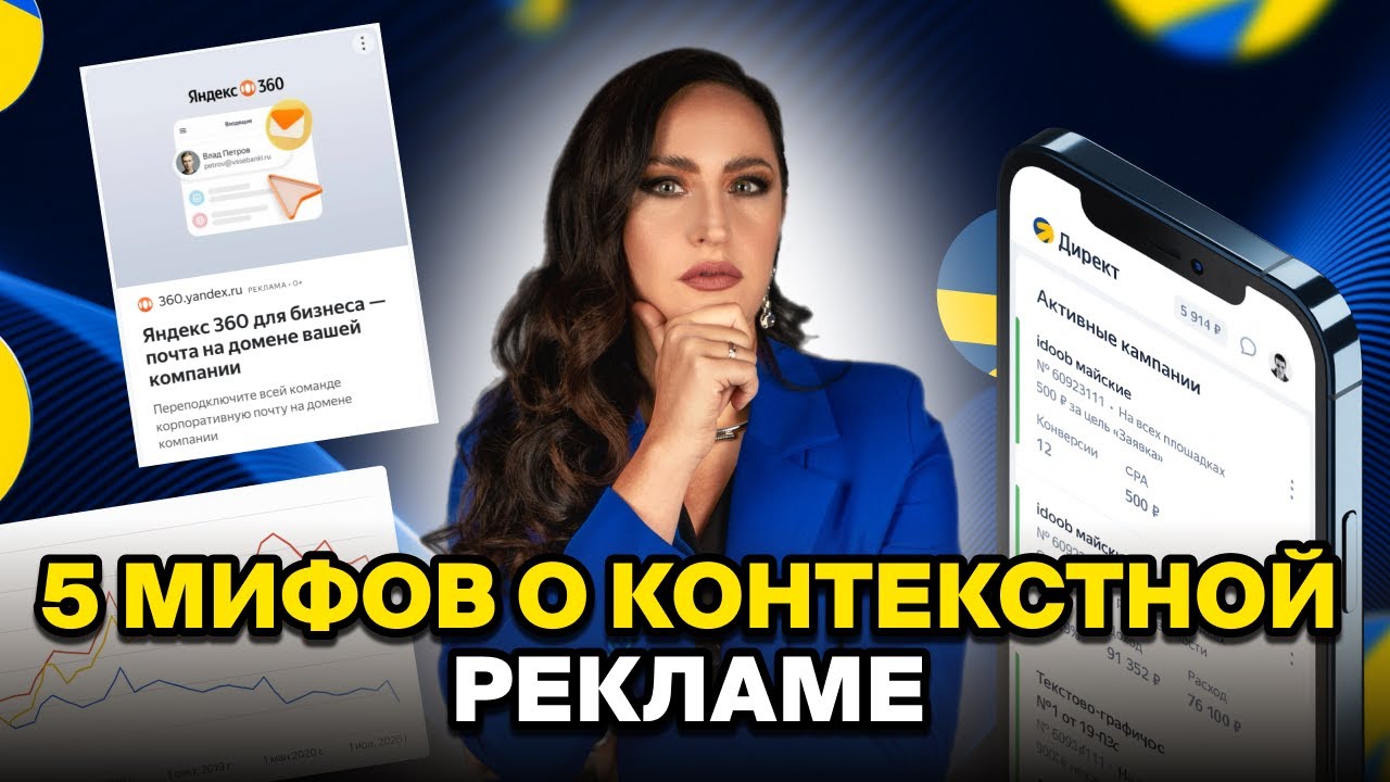КОНТЕКСТНАЯ РЕКЛАМА: 5 МИФОВ ПРО КОНТЕКСТНУЮ РЕКЛАМУ l КАК РАБОТАЕТ КОНТЕКСТНАЯ РЕКЛАМА