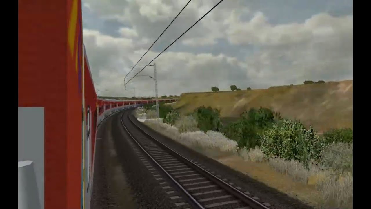 TELANGANA EXPRESS II तेलंगाना एक्सप्रेस II SHORT JOURNEY IN WESTERN RAILWAYS V7 ROUTE