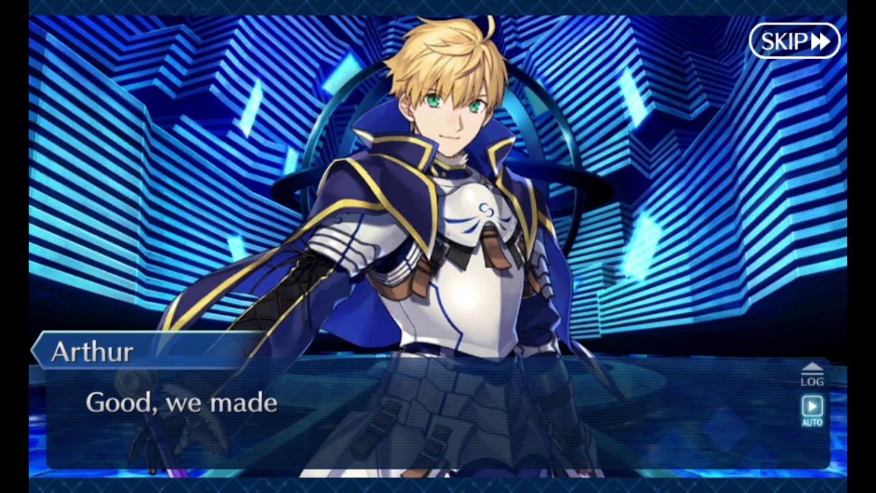 FGONA ARTHUR PENDRAGON VALENTINE CUTSCENE VOICED