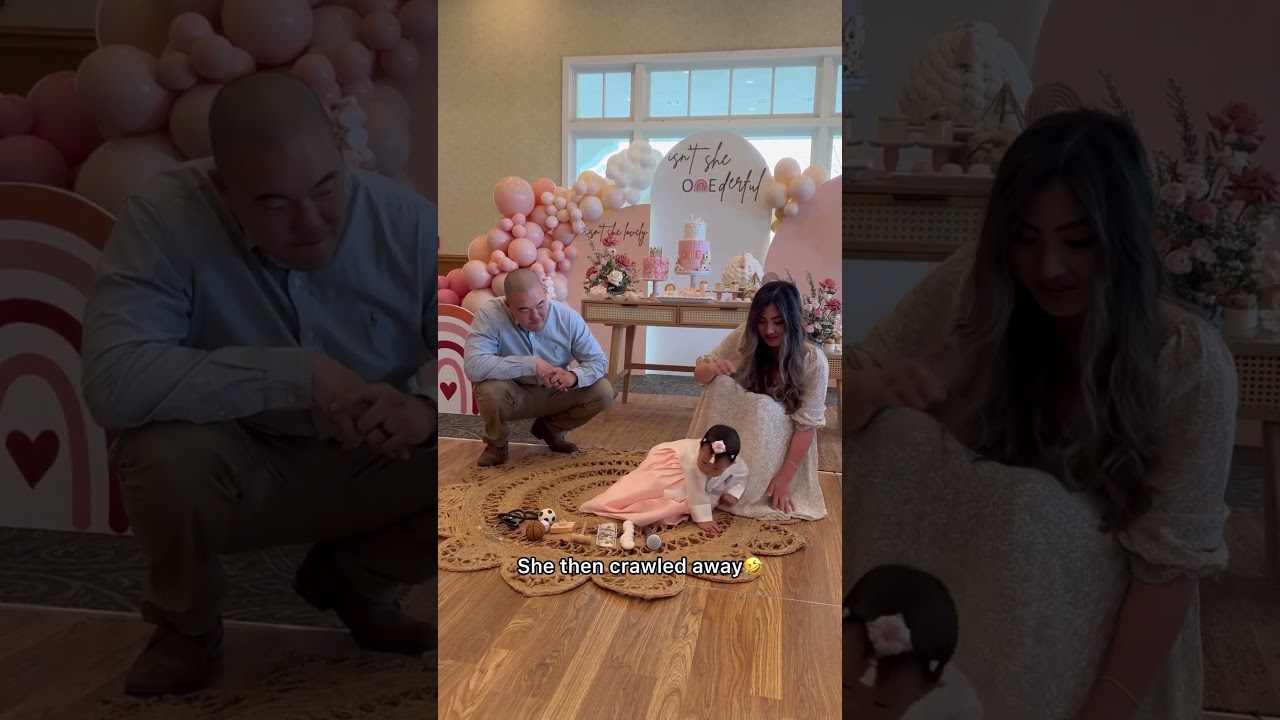 During a Korean first birthday- doljaibi traditions #firstbirthday #korean #babygirl