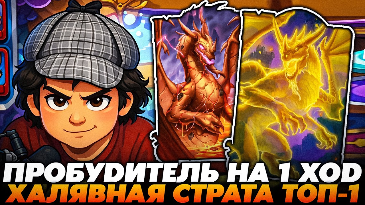 СЛОВИЛ ПРОБУDИТЕЛЯ НА 1 ХОD! ХАЛЯВНАЯ СТРАТА НА ТОП-1 !!! Guddumpog  Guddummit Hearthstone
