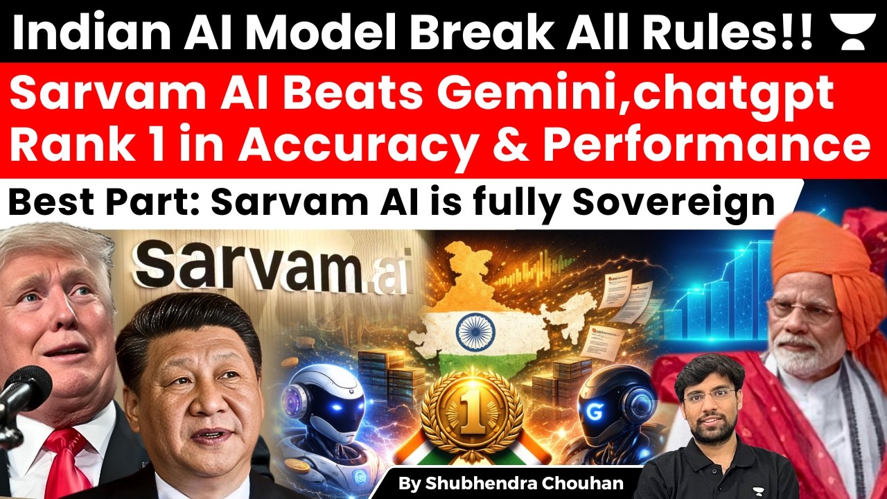 Indian AI Breaks Global Monopoly: Sarvam AI Beats ChatGPT & Gemini with Sovereign Power