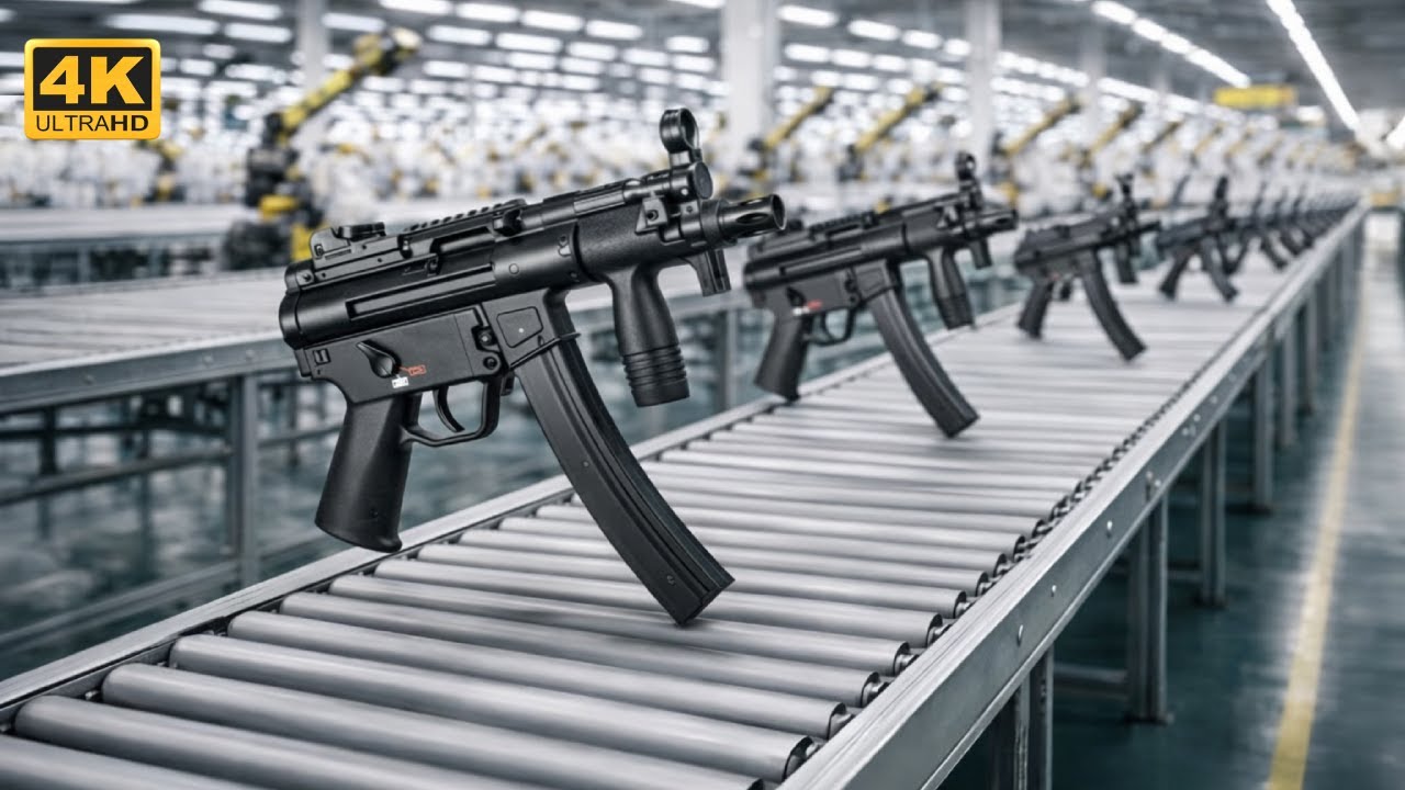 За кулисами завода MP5: от необработанной стали до культового пистолета-пулемета (полный процесс)