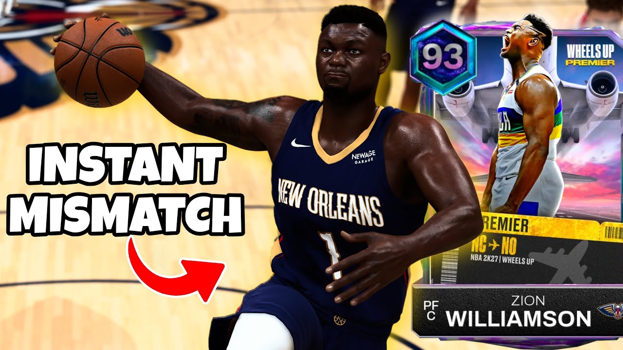 FREE*  GALAXY OPAL Zion Williamson is an INSTANT MISMATCH in NBA2k27 MyTEAM