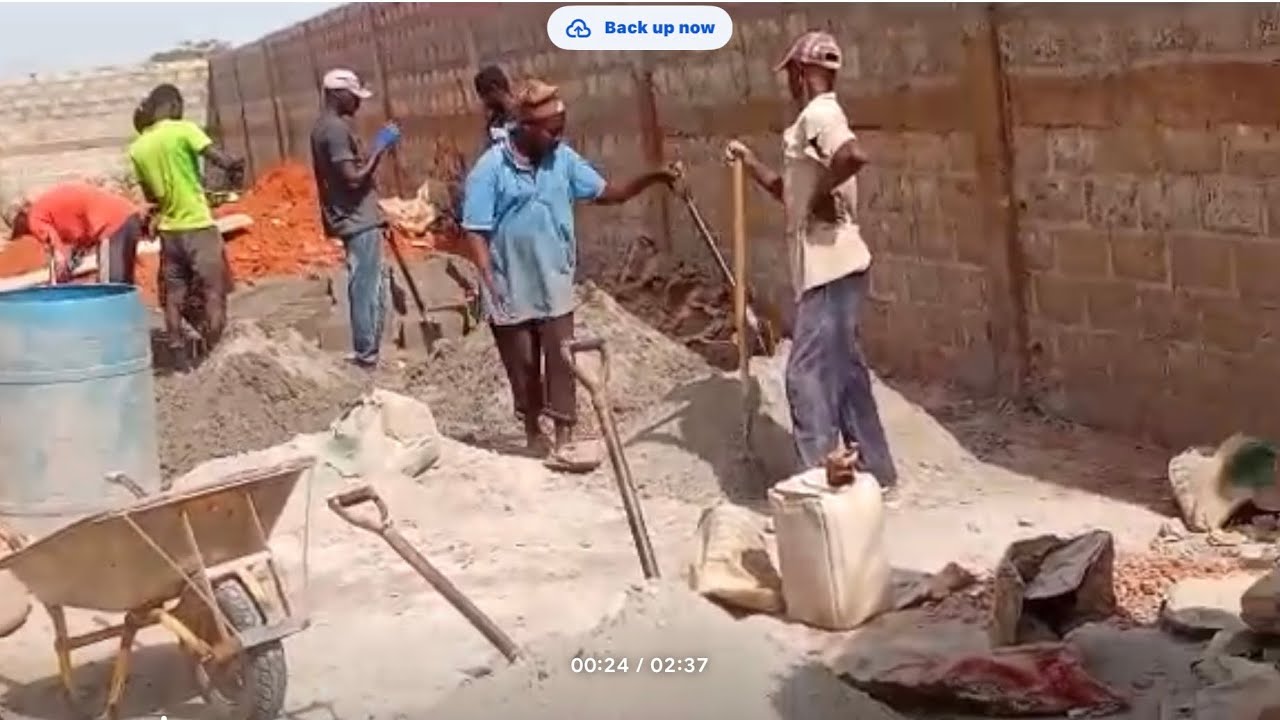 Huge mansion is on started 2months ago we are getting to the most critical part now 