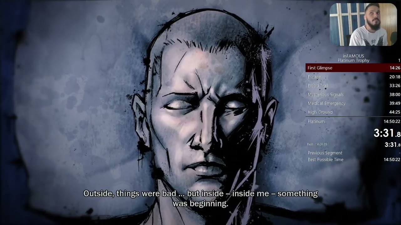 Infamous Platinum Trophy Speedrun in 13:44:20 (World Record)