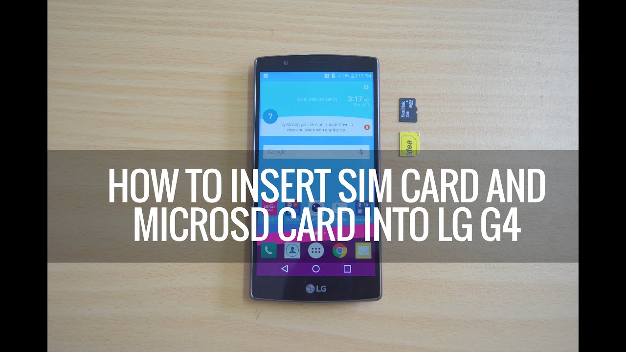 How to Insert SIM and Micro SD card into LG G4 | Techniqued