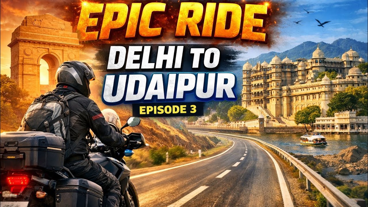 Epic Ride | Episode 3 | Exploring Udaipur 🏍️✨
