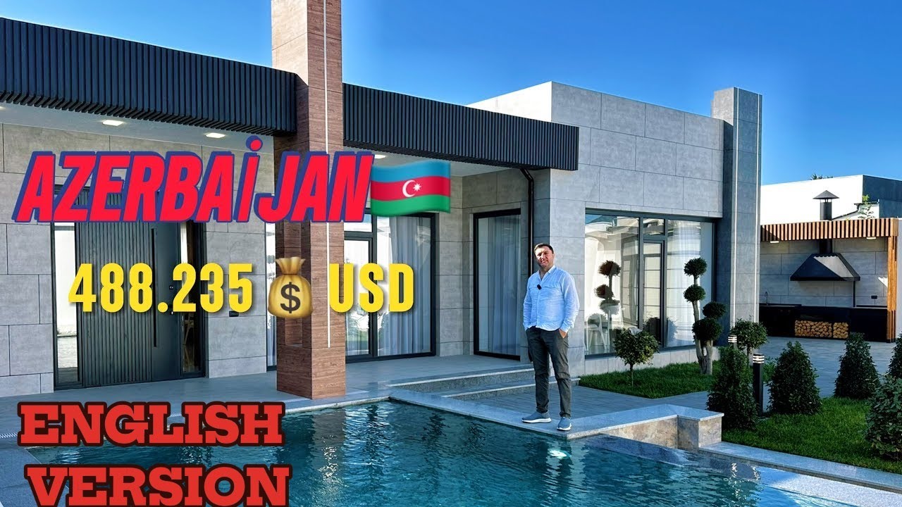 #RUFATAYNUR- 5 BEDROOM MODERN HOUSE WITH GREAT PLEASURE NEAR SHUVELAN PARK 830.000 AZN