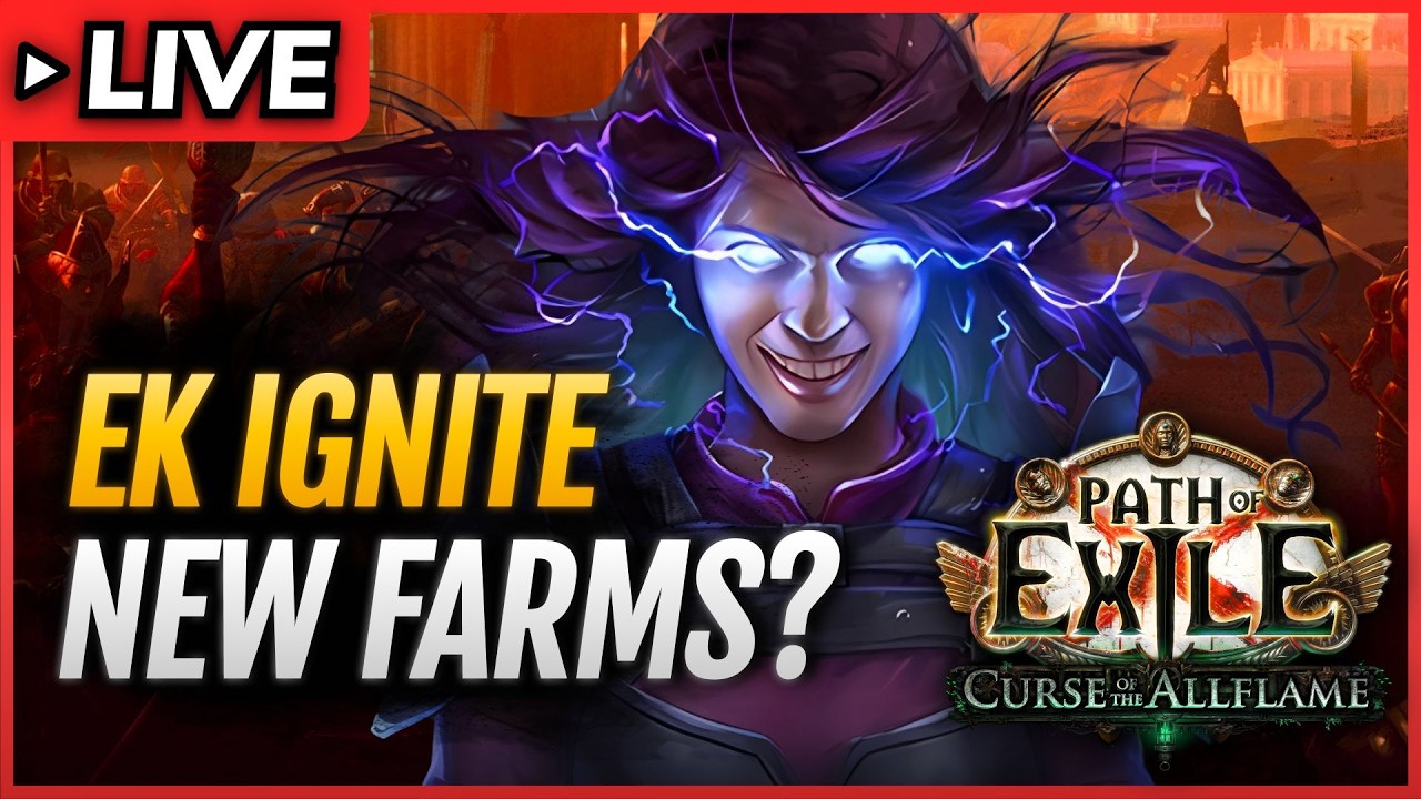 POE 3.29🔴Testing NEW Farms! - IGNITE EK Elementalist Build🔴Path of Exile
