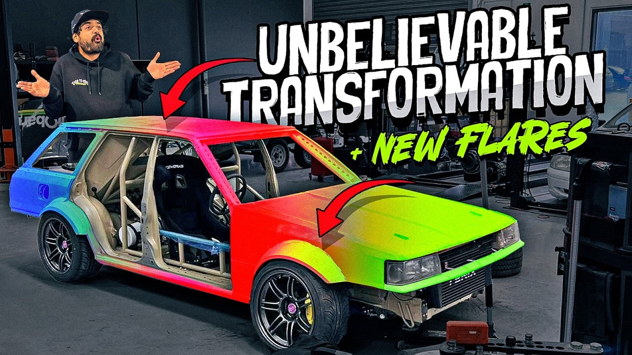 First Drive / Paint Reveal of my 1000hp 2JZ Skyline Wagon!