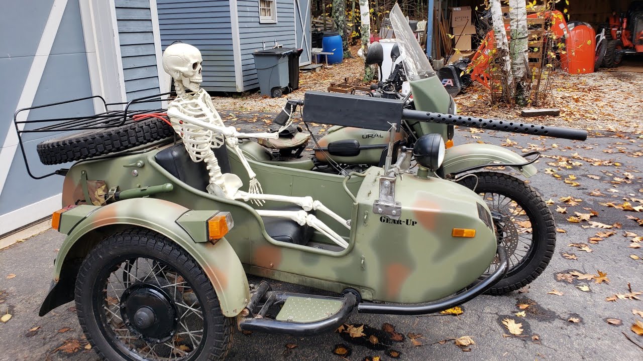 Fabricating a Replica (FAKE) Browning Machine Gun and Mount For Our Ural Gear Up Sidecar Motorcycle.