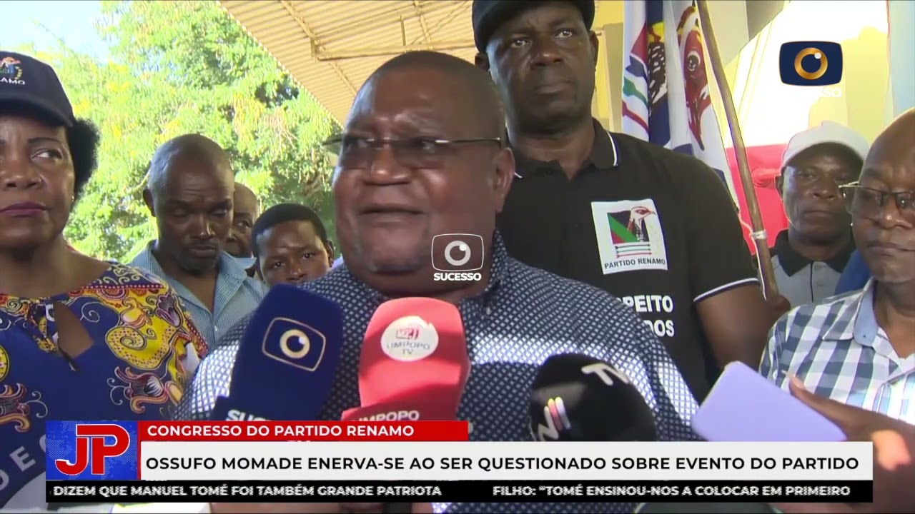 OSSUFO MOMADE VISITA VÍTIMAS DAS CHUVAS NO CENTRO DE ACOLHIMENTO NA CIDADE DE MAPUTO