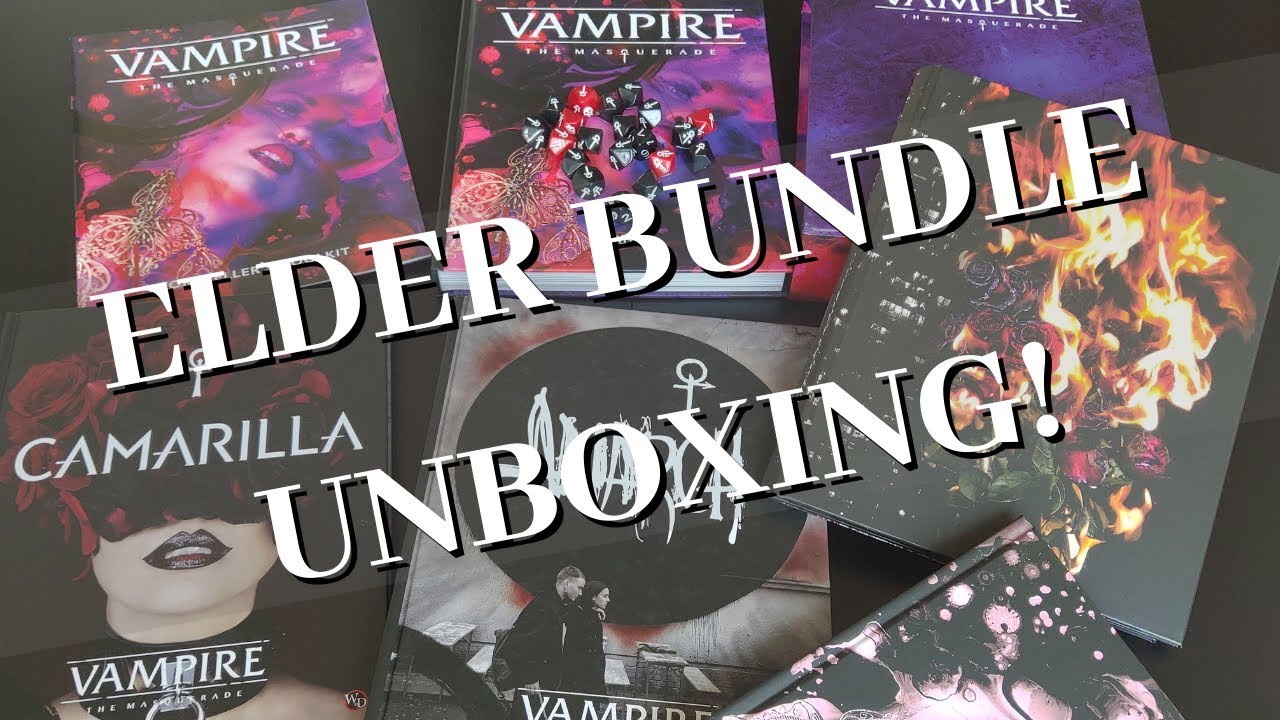 Vampire: The Masquerade 5th Edition Bundle Unboxing