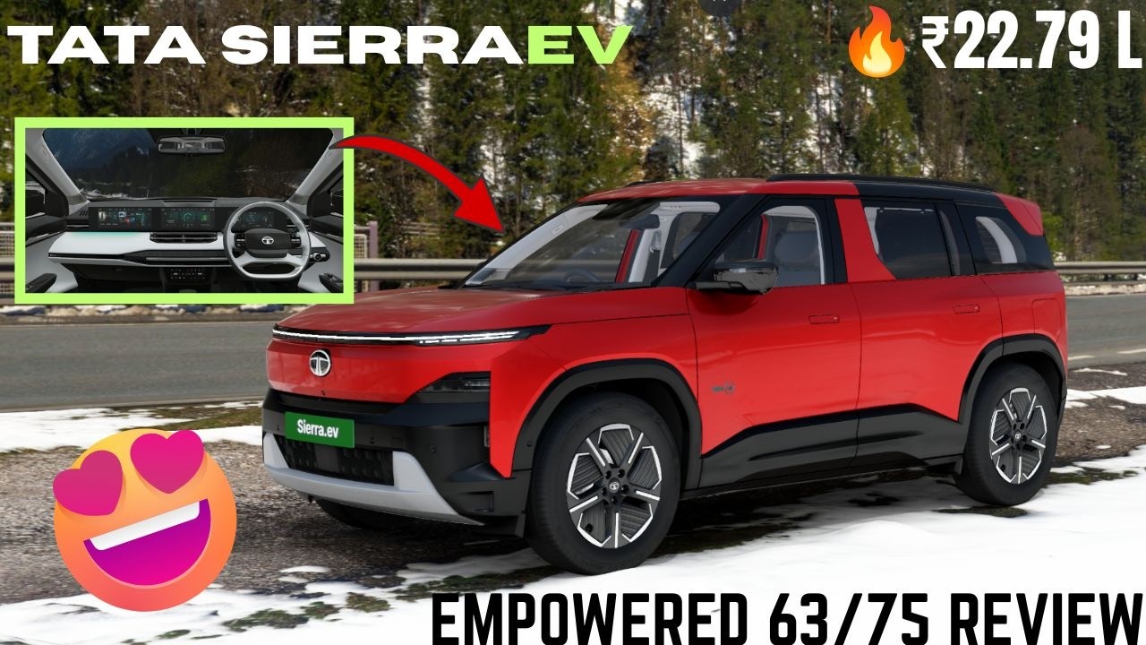 Triple Screen from this Variant directly😱| 2026 Tata Sierra EV Empowered 63/75 Review | RevzThrill