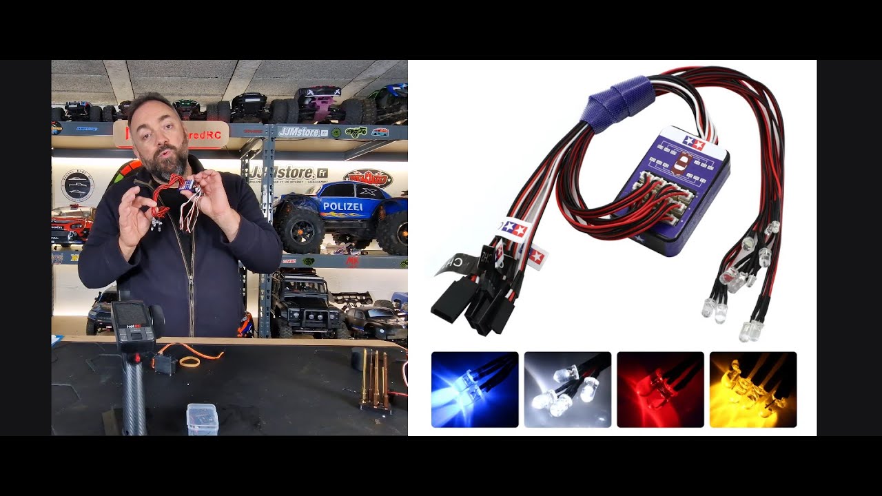 Eclairage LED ultra r&eacute;aliste pour ta RC &agrave; petit prix 💡 - de 5&euro; 👌