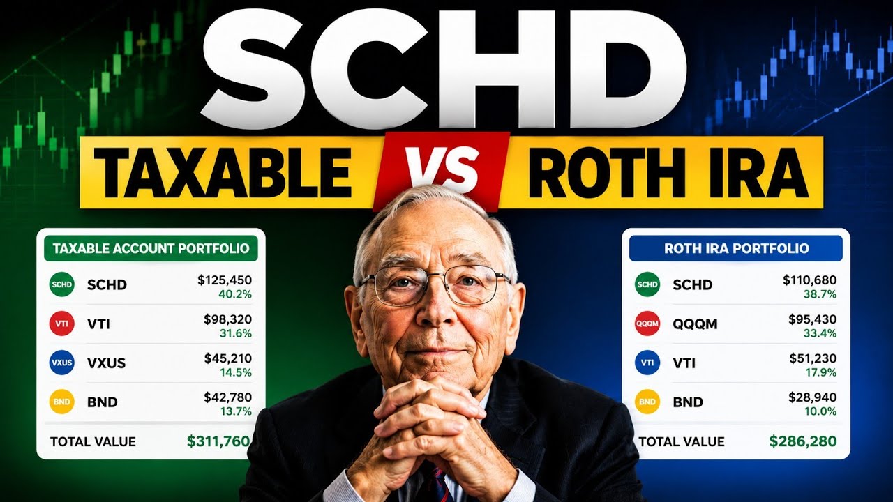 Где лучше всего держать SCHD: на обычном брокерском счете или в Roth IRA?