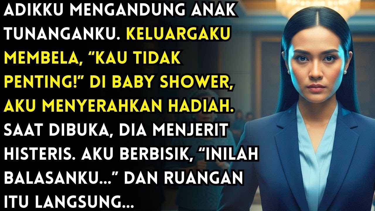DI BABY SHOWER AKU BALAS PENGKHIANATAN ADIK & TUNANGANKU—SEMUA ORANG TERDIAM!