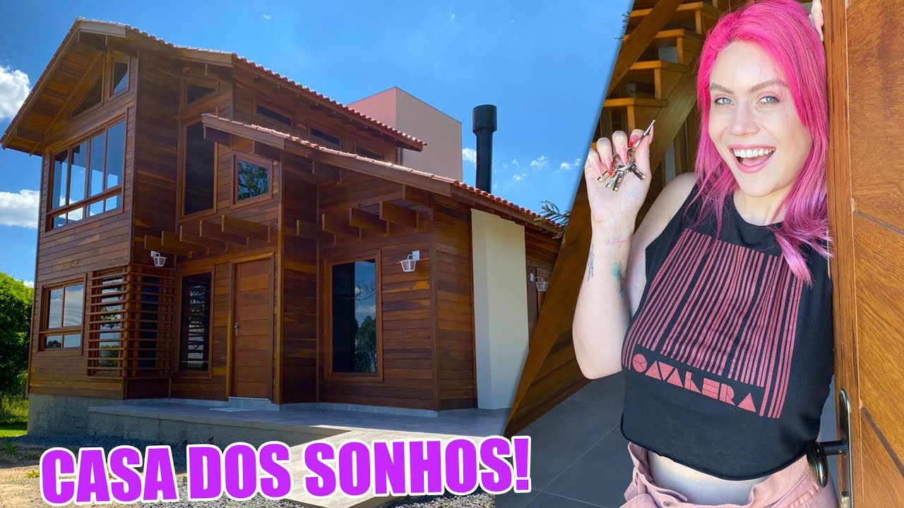TOUR PELA MINHA CASA DE MADEIRA - OLHA COMO ELA FICOU!!!