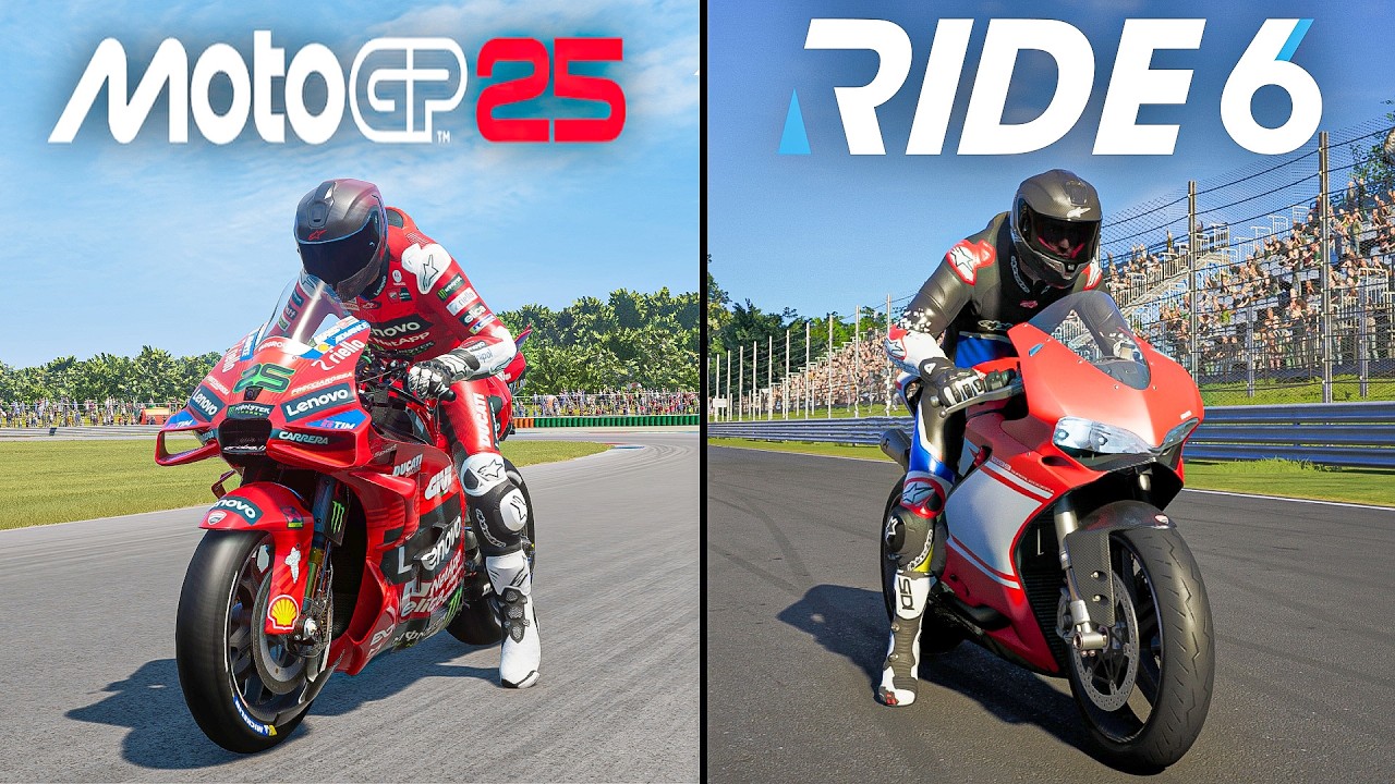 RIDE 6 vs MotoGP 25 | Direct Comparison