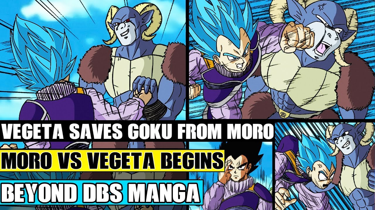 Beyond Dragon Ball Super: Vegeta Saves Goku From Moro! Yardrat Vegeta Vs Moro Begins! (Fan Manga)