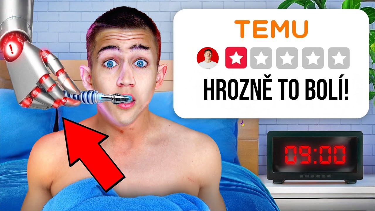 Přež&iacute;v&aacute;m 24 Hodin Pouze na Nejhor&scaron;&iacute;ch Produktech z TEMU! (nejhor&scaron;&iacute; n&aacute;pad)
