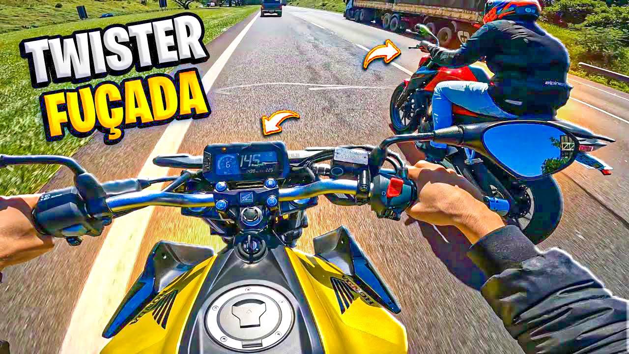 CB TWISTER 300F COM GRS VS CB TWISTER 300F COM JESKAP - QUEM LEVOU ESSA ?