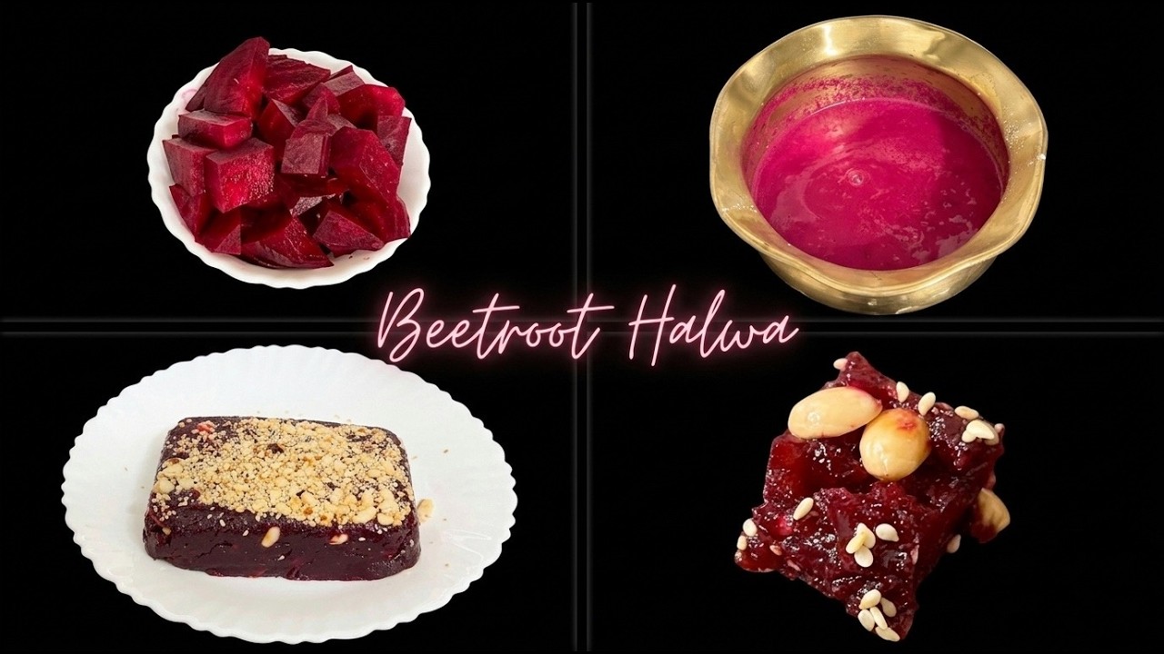 Beetroot halwa/బీట్రూట్ హల్వా/sweet lovers must try ❤️ /Quick recipe telugu