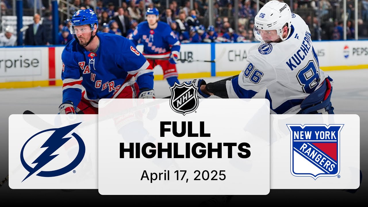 NHL Highlights | Lightning vs. Rangers | April 17, 2025