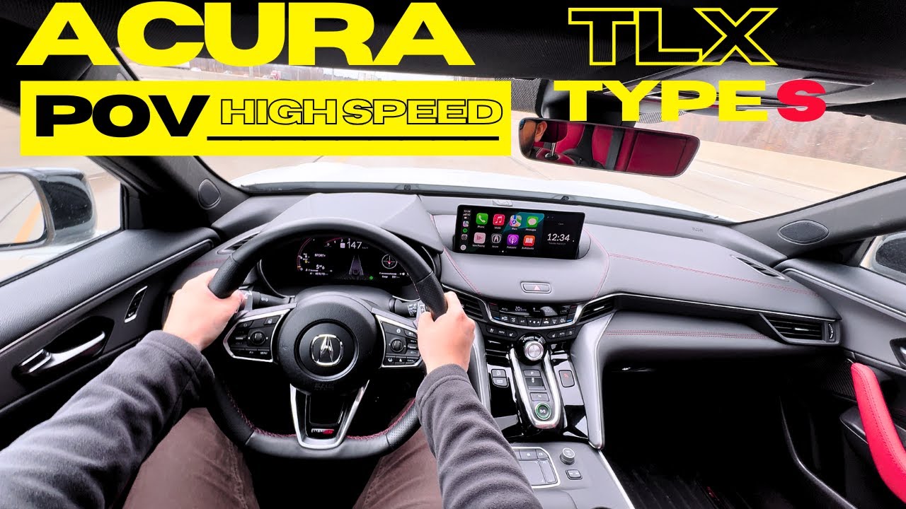 Acura TLX Type S | High Speed Driving In POV