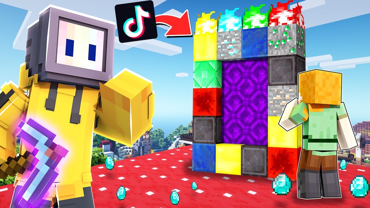 I USED ILLEGAL TIK TOK HACKS ON LOGGY | MINECRAFT