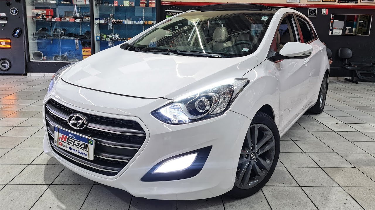 I30 2016 Lâmpadas Faróis Ultra Led + Fita Drl com Seta Sequencial + Leds Internos