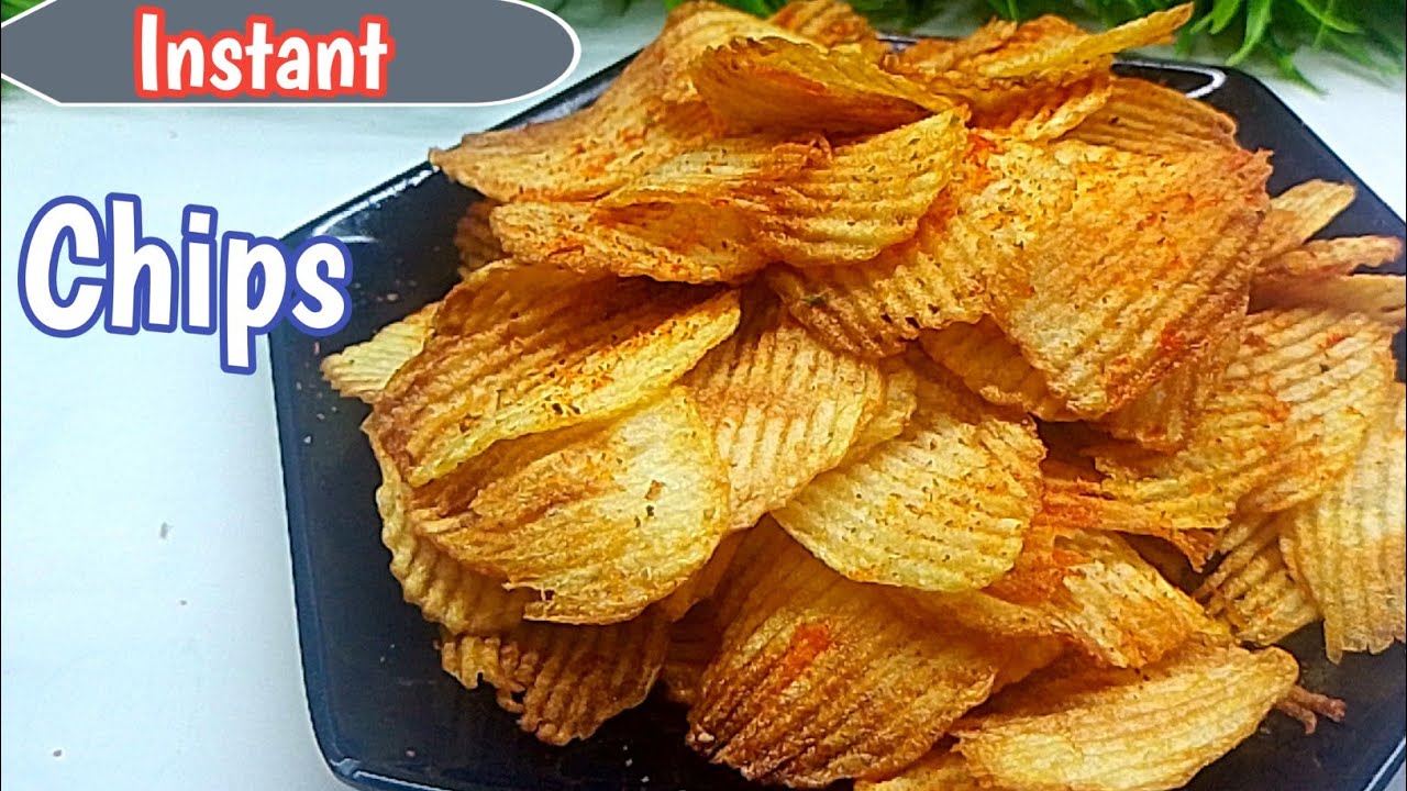 ना सुखाना ,ना उबालना - सिर्फ 5 मिनट में तैयार 100% कुरकुरे आलू चिप्स/Potato Chips Recipe at Home 🏡