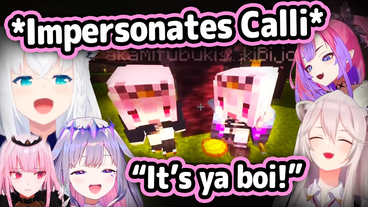Fubuki Showing Biboo, Botan and Vivi Her Impersonation Skills Is Too Cute【Hololive】
