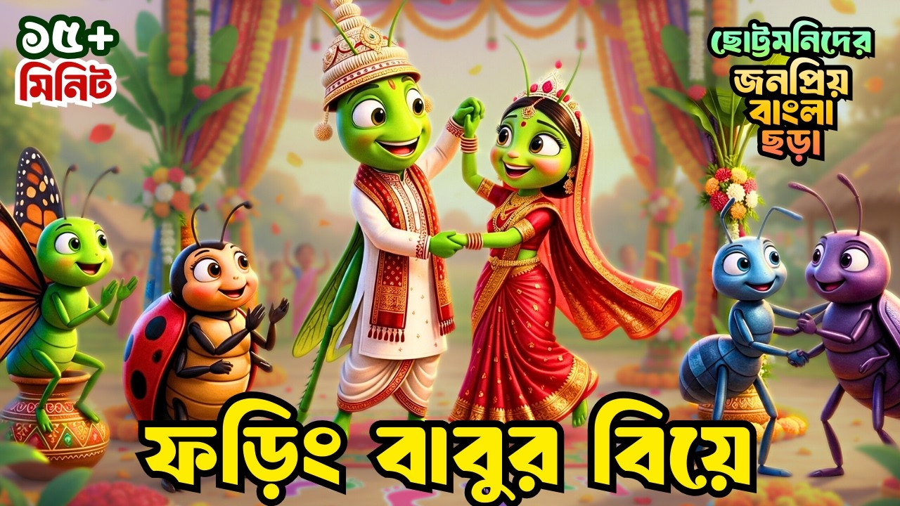 Foring Babur Biye | Moumachi Moumachi । Bangla Rhymes | Bangla Chora Gaan | ছড়া গান| Totomoni Rhymes