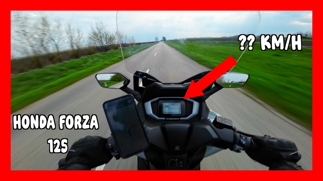 2025 Honda Forza 125 Top SPEED Test: How Fast Can It Go?