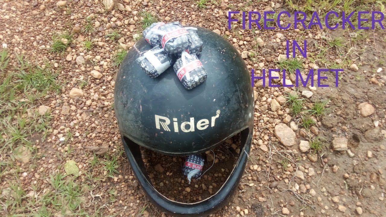 HELMET VS FIRECRACKER|DIWALI SUTLI|EXPERIMENT