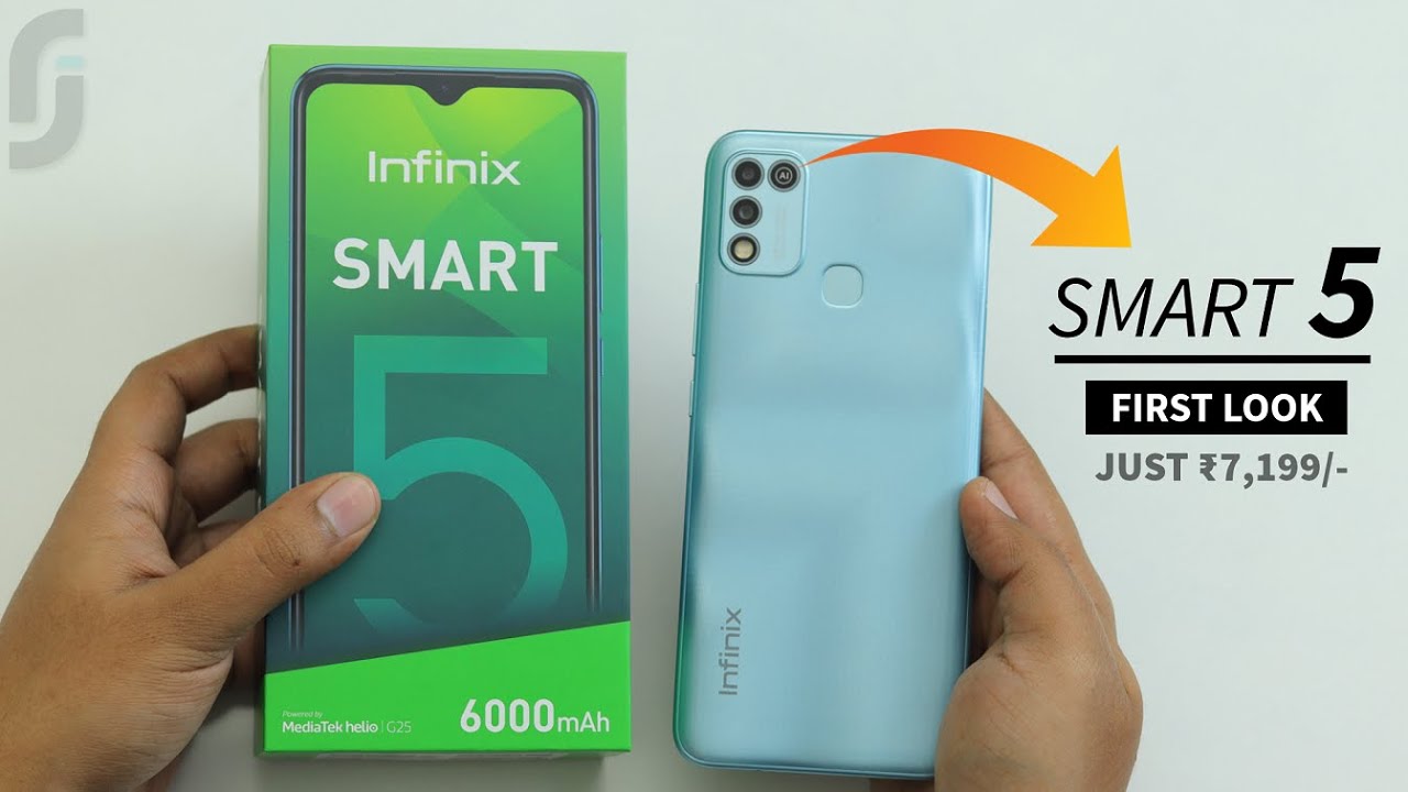 Infinix Smart 5 First Look & Top Features - 6000mAh Battery | Helio G25 🔥🔥